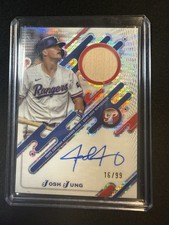 2025 Topps Pristine Refractor Bat Auto Josh Jung /99