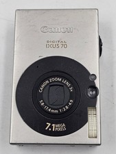 Canon IXUS 70 7.1 MP Digital Camera Silver - Working