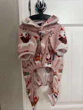 Berkshire Pet Collection Dog Pajamas - Christmas Santa's & Gifts  Size Small New