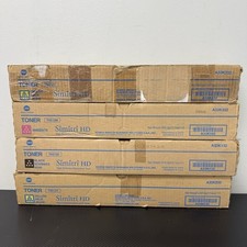 Konica Minolta TN512 YMCK Toner Cartridges Set For BizHub C454 DAMAGE BOX