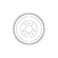 2X Bremstrommel Hinten FüR Fiat Qubo 225 1.2 08 Bis 26 TRW 263A4000 330A1000