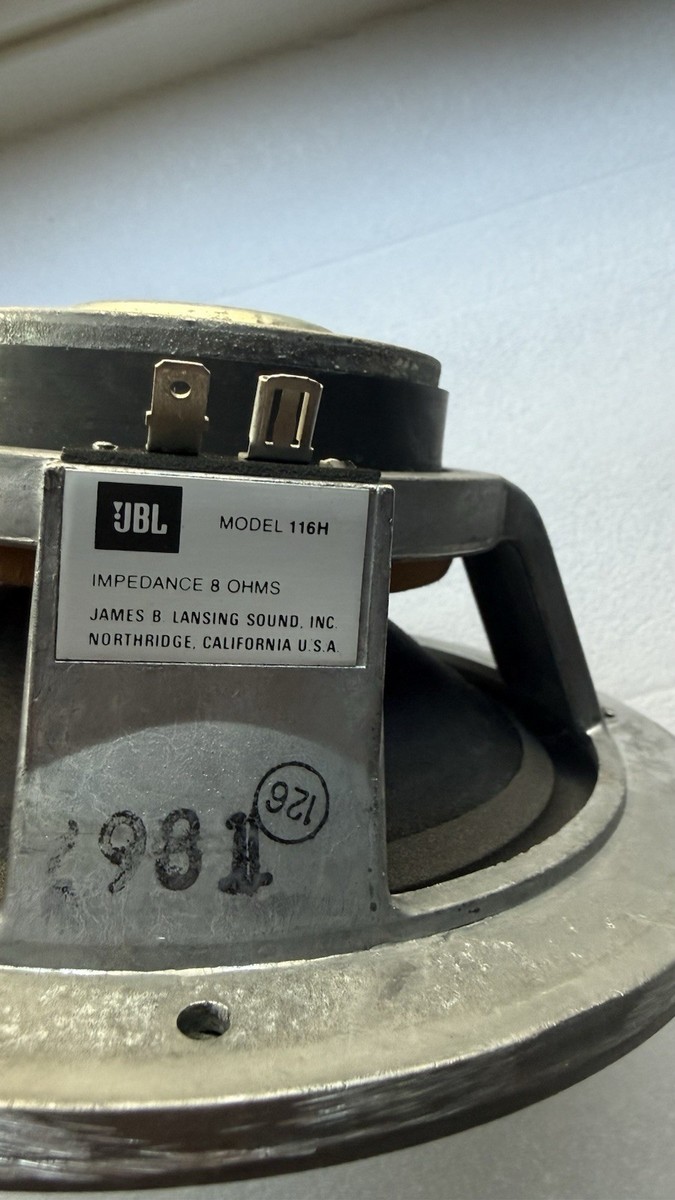 Jbl 116h. L16 L19 4301b. woofer | eBay