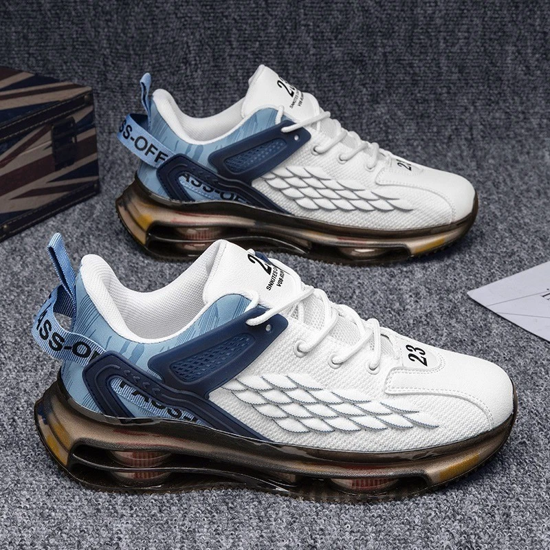 New Men's Breathable Non-slip Soft Sports Shoes Outdoor Athletic Running Walking - Image 4 of 4