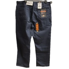 Dickies Men s 6 Pocket Twill Pants Navy Blue Straight 38x30 Utility Pocket Work