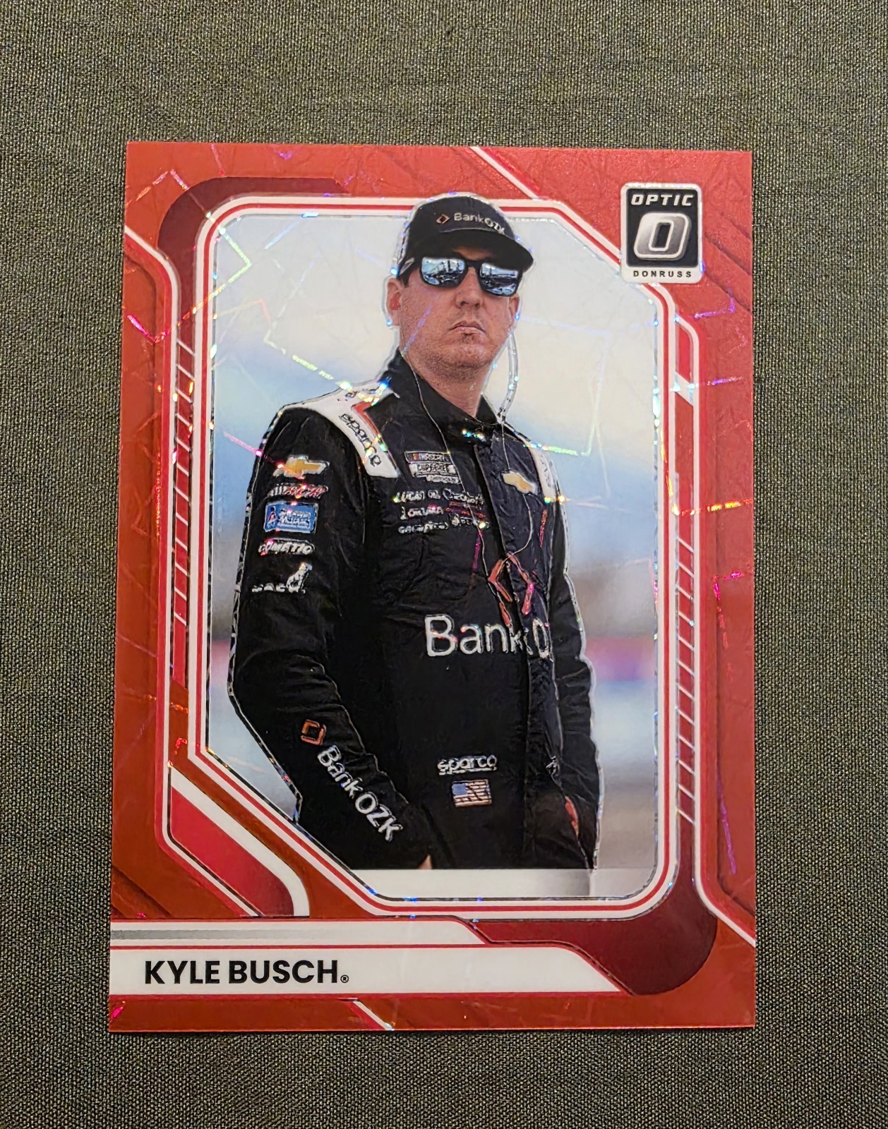 2026 Donruss Racing Kyle Busch Optic Red Velocity /199