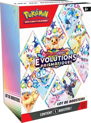 Pokémon JCC Bundle 6 Boosters Évolutions Prismatiques, Français coffret - Photo 1/3