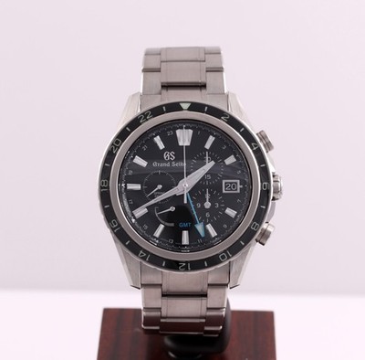 Grand Seiko Evolution 9 Spring Drive Titanium GMT Chronograph Box/Papers SBGC251