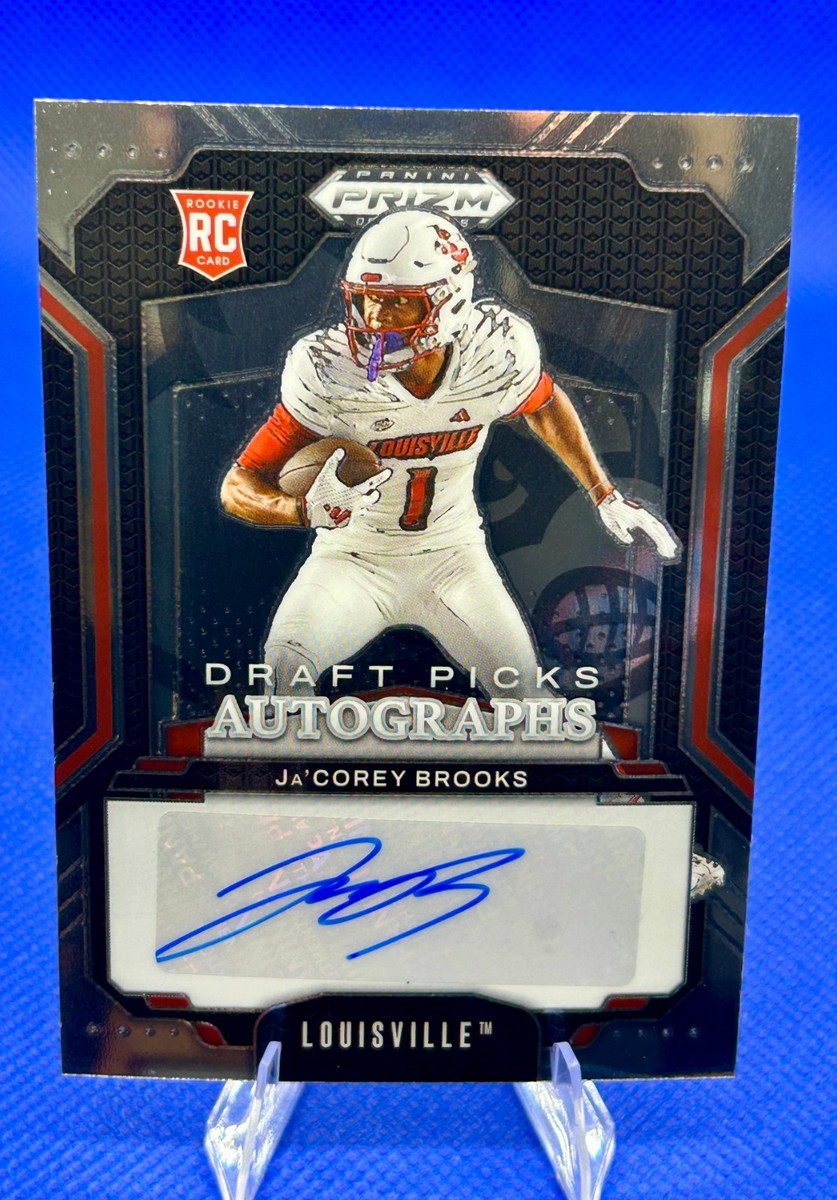 2025 Prizm Draft Picks Football Ja'Corey Brooks #DPA-JBS Draft