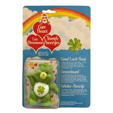 Figura Posable Kenner Care Bears Vintage Años 80 Oso de la Buena Suerte