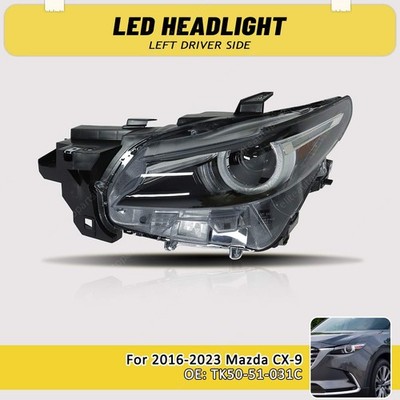 Fits Mazda CX-9 2016-2023 Adaptive LED Headlight Headlamp w/AFS Left Driver Side