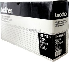 Image of Brother Black Toner Cartridge Tn02Bk - Up To 14000 Pages, Brand New