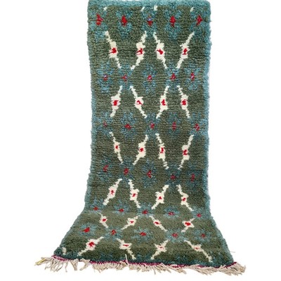 Moroccan Berber Beni Ourain Wool Rug Color Multicolor Handmade Design Carpet Rug