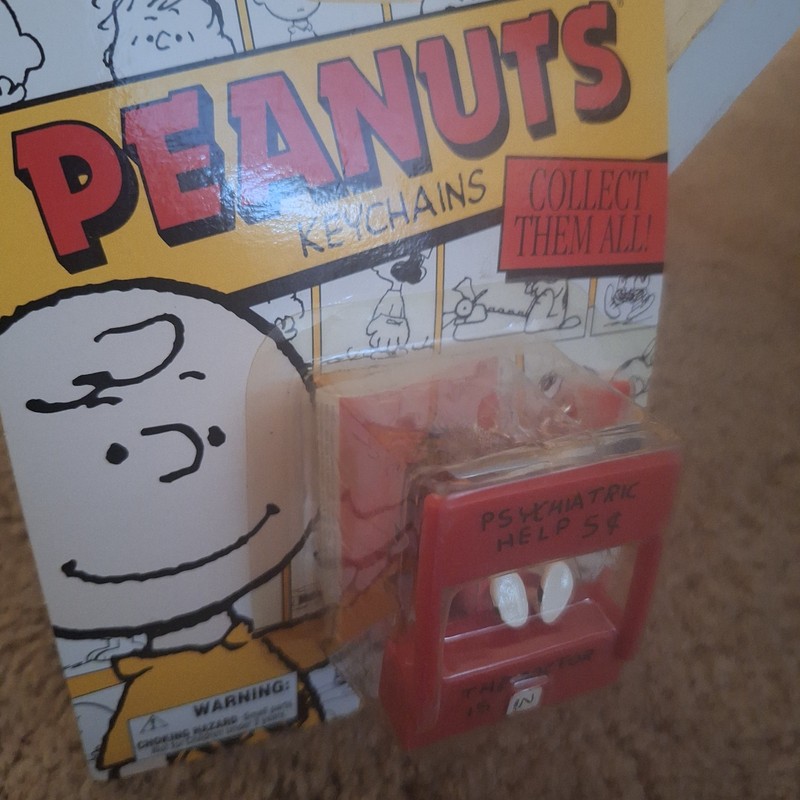 Four Peanuts key chains brand new