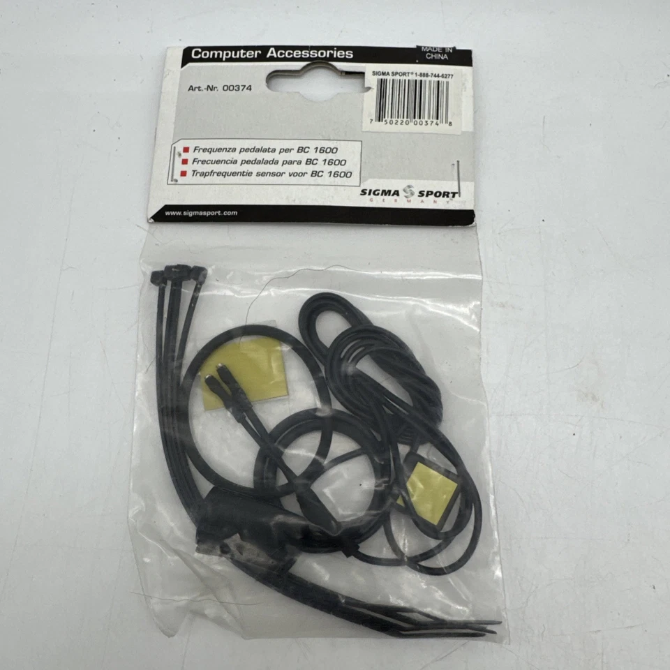 NOS Cadence Sensor Kit 00374 Sigma Sport For BC1600 Cycling Computer #374 - Image 2 of 2