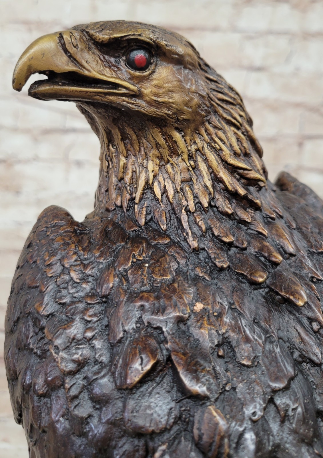 Statue Sculpture Eagle Bird Wildlife Art Deco Style Art Nouveau Style Bronze