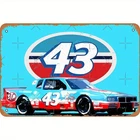 Yiu Richard Petty 43 Vintage Racing Poster 8 "x 12" Vintage Men Tin Metal Signs