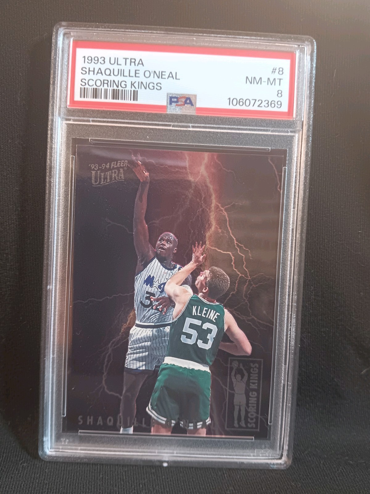 1993 Fleer Ultra Scoring Kings Shaquille O'Neal 🔥 PSA 8 New Slab SP Insert