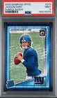 2025 Panini Donruss Optic - Rated Rookie Jaxson Dart #273 Purple Shock PSA 9