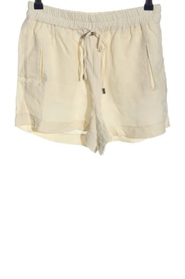 ZARA WOMAN Short moulant Dames Pantalon court T EU 36 crème style décontracté - Photo 1/4