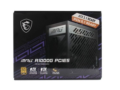 MSI 4526541042249 Desktop-PC Netzteil MAG A1000G PC-/Server 80 PLUS Gold ~D~