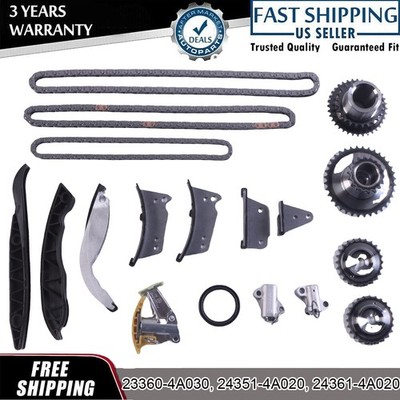 Timing Chain Kit for 2001-2016 Kia SORENTO Hyundai I800 H1 MINI BUS 2.5L D4CB
