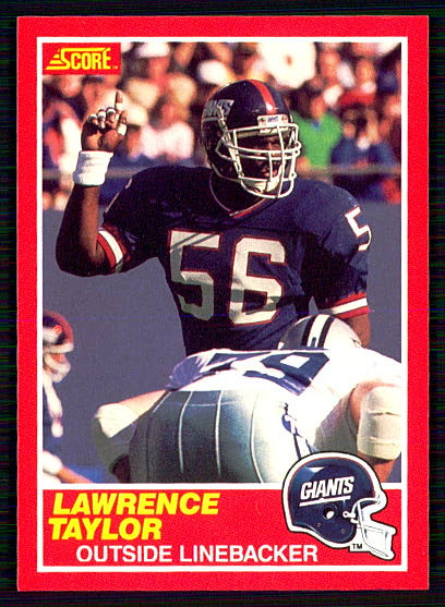 1989 Score - Lawrence Taylor #192