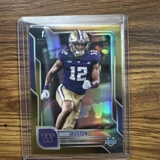 2025 Bowman U Chrome - Denzel Boston 1st Gold Refractor # 50/50 Huskies