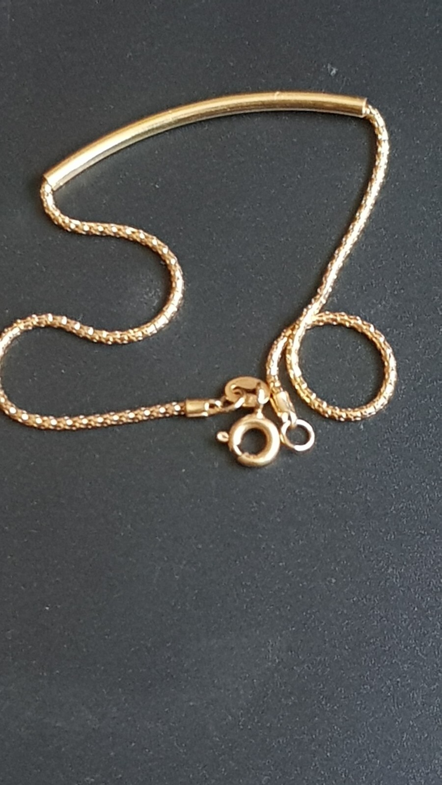 18ct Women Solid gold Bracelet 7.5 Inches eBay