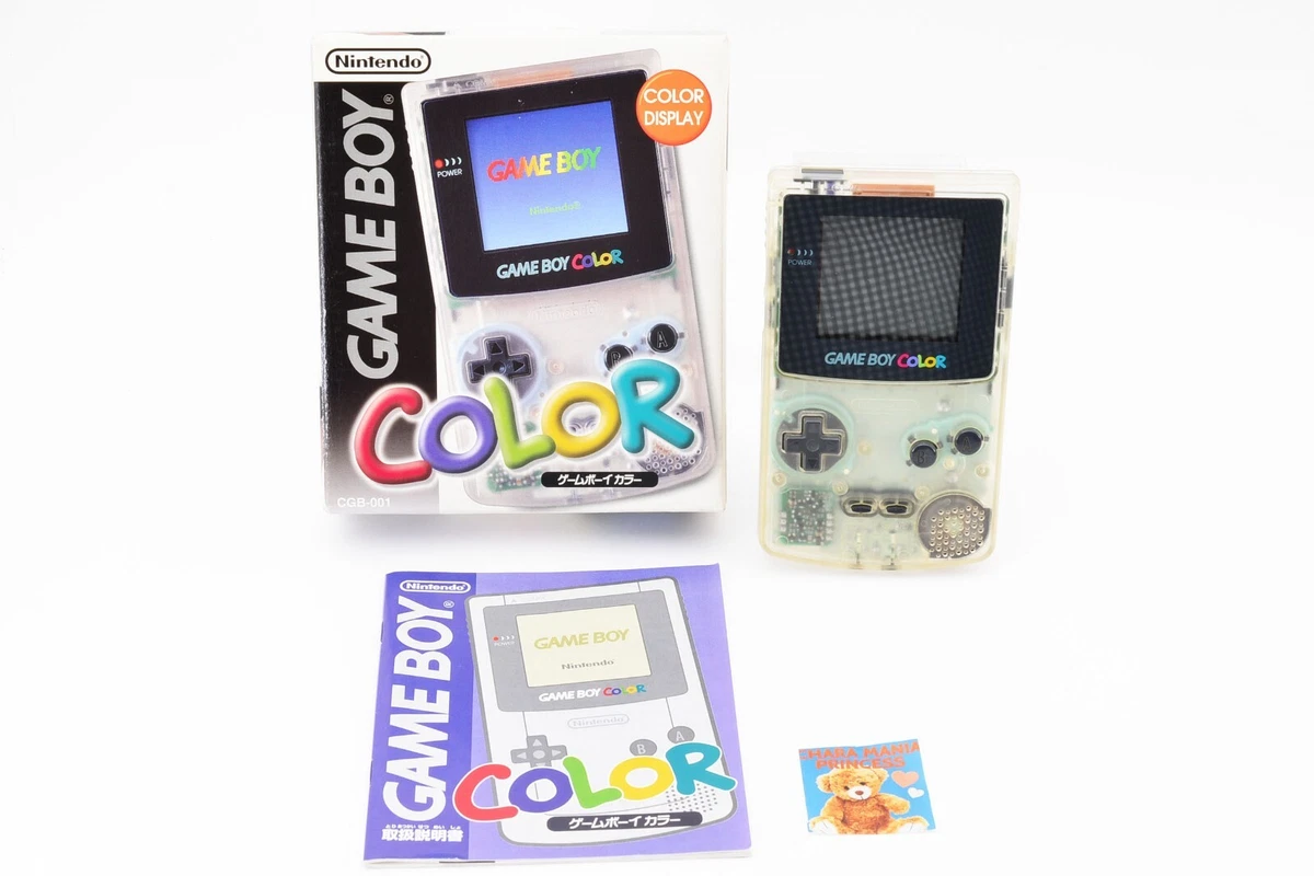 Nintendo Game Boy Color NTSC-J Clear Video Game Consoles for sale