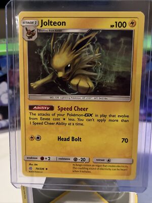 Pokémon TCG Jolteon Sun & Moon - Cosmic Eclipse 70/236 Regular Uncommon NM