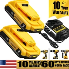 Replacement For DeWalt 20V 20Volt Max Lithium Battery /Charger DCB203 DCB201