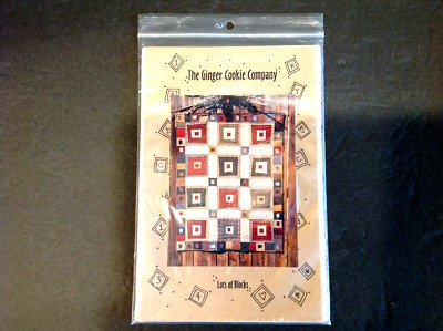 NOS Lots of Blocks Quilt Pattern #110 by The Ginger Cookie Company