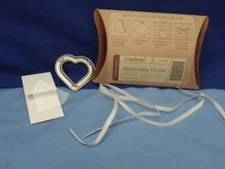 Longaberger Tie On-Heart Label  #23285