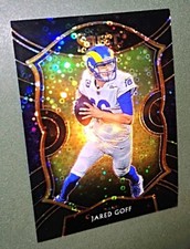 2020 Panini Select Jared Goff 1/1 Prizm Concourse Black Disco Looks Mint 🔥🔥🔥