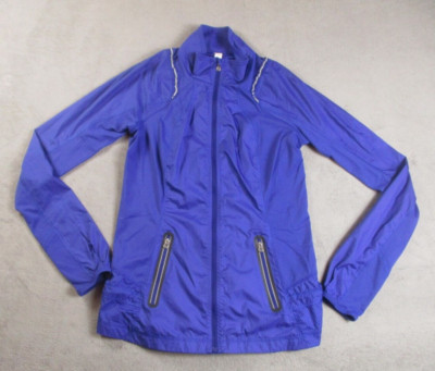 Lululemon Nothin But Run Jacket Women Size 4 Pigment Blue Lightweight Running