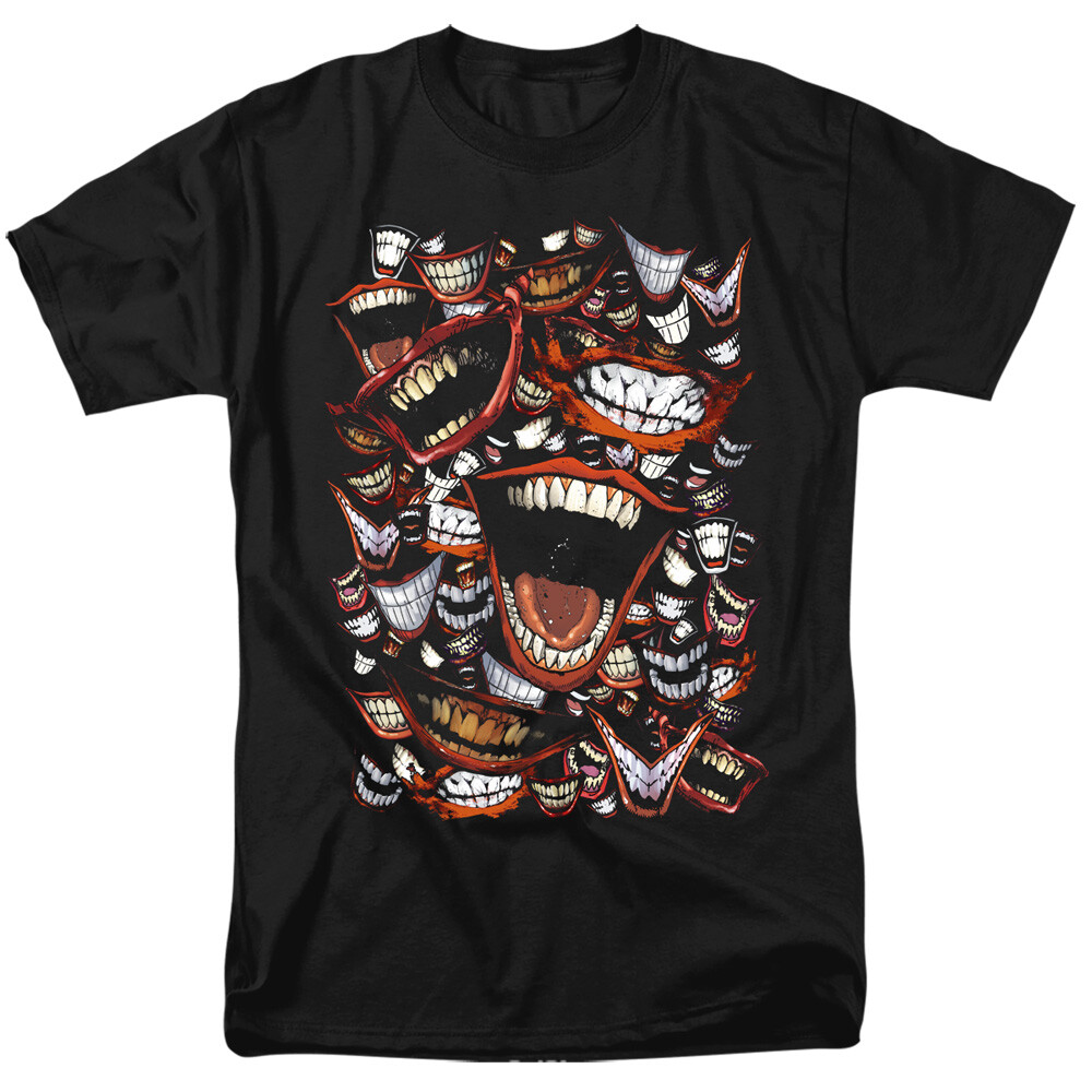 Batman T-Shirt Joker Laugh Repeat Black Tee