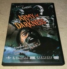 Army of Darkness DVD Bruce Campbell RARE COVER ART 