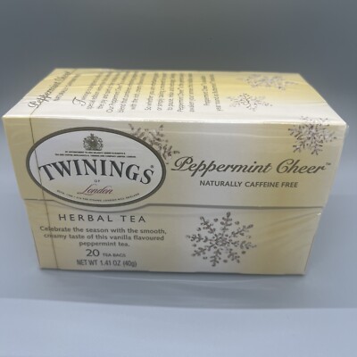 Twining's of London Herbal Tea PEPPERMINT CHEER Caffeine Free (Exp. 07/26) NEW!!