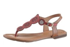 S.Oliver Toe Post Bright Red Sandals WOMENS SIZE EU 40 REF J1 129