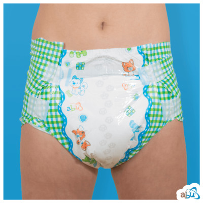 *2 PC* ABU Little Pawz adult diaper nappy Sampler 
