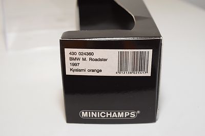 Minichamps 1:43 – BMW Z3 M Roadster Kyalami Orange (miniature, Très Bon état + Boîte)