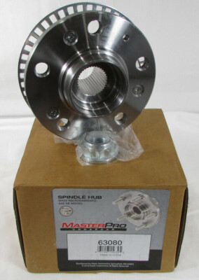 Masterpro spindle hub 63080 new in box  vehicle replacement