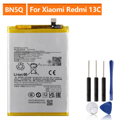 2024 New Replacement Battery For Xiaomi Redmi 13C BN5Q