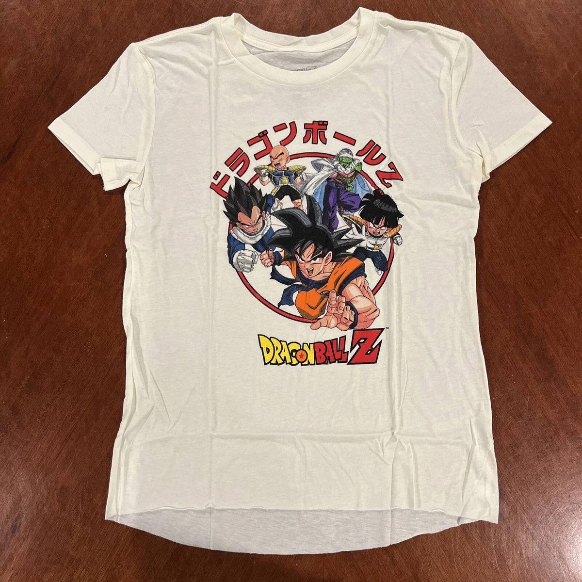 Dragon Ball Z Adult T Shirt Off White Ivory S Goku Officially