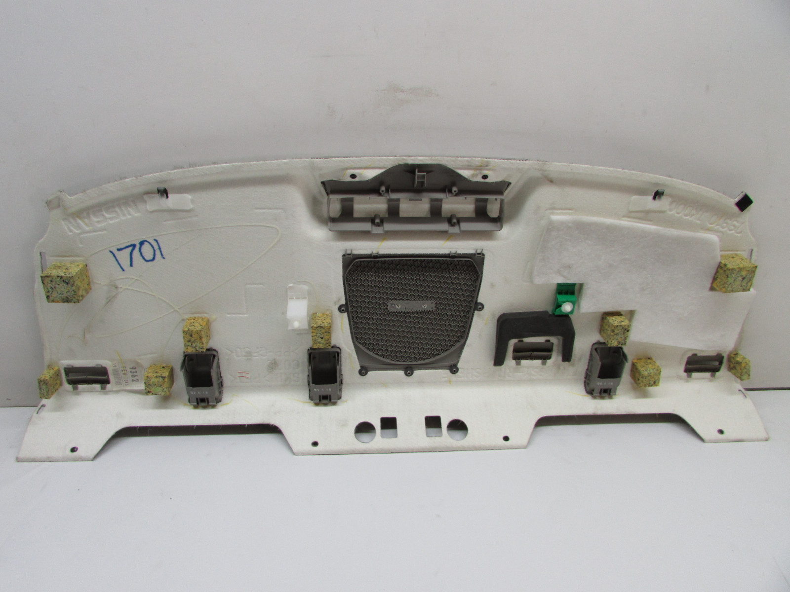 09 INFINITI G37 SEDAN REAR SPEAKER COVER TRAY PANEL SHELF 79910 JK000