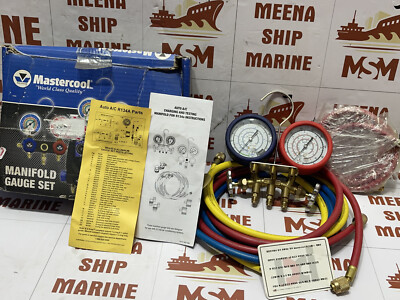 Mastercool 33661-MBRK1-G Messing Manfld W / R404A,R22,R134A,4407C G.G