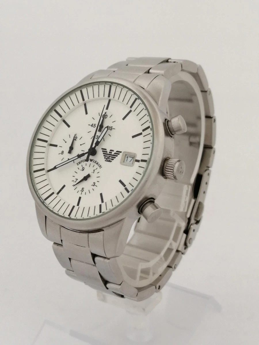 EMPORIO ARMANI AR 5117 Chronograph Quartz Men s Wrist Watch eBay
