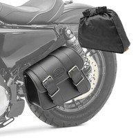 Satteltasche 8L FüR Honda Shadow 750 Black Spirit Schwarz Links