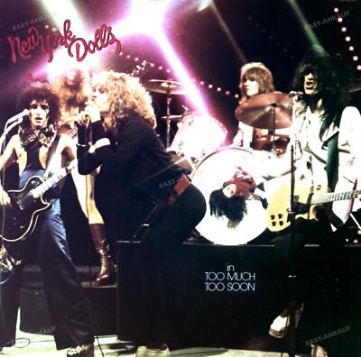 New York Dolls - In Too Much Too Soon Germany LP 1974 + Insert (VG+/VG+) '