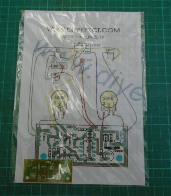 Distortion Over Drive; Gitarreneffekte; DIY; 3P Platine